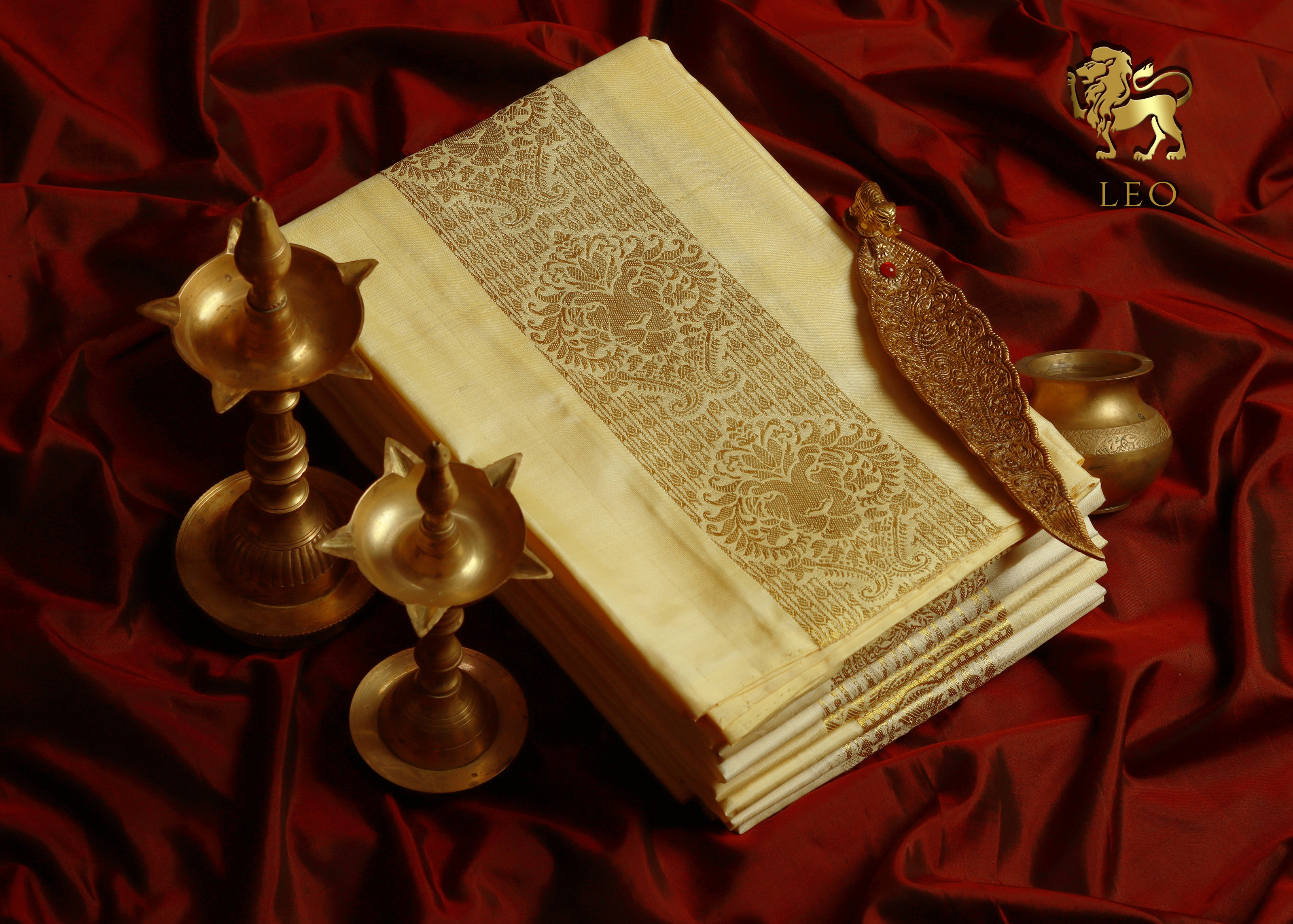 Leo Zodiac – Regal Handloom Silk for the Born Leader