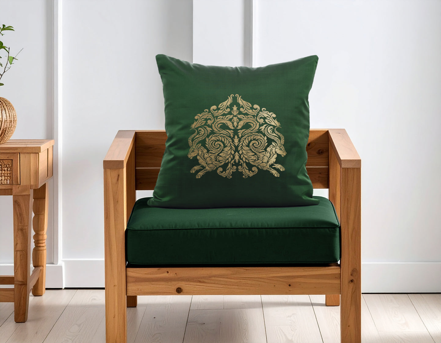 Capricorn Zodiac Cushion Cover- Pure Mulberry Silk