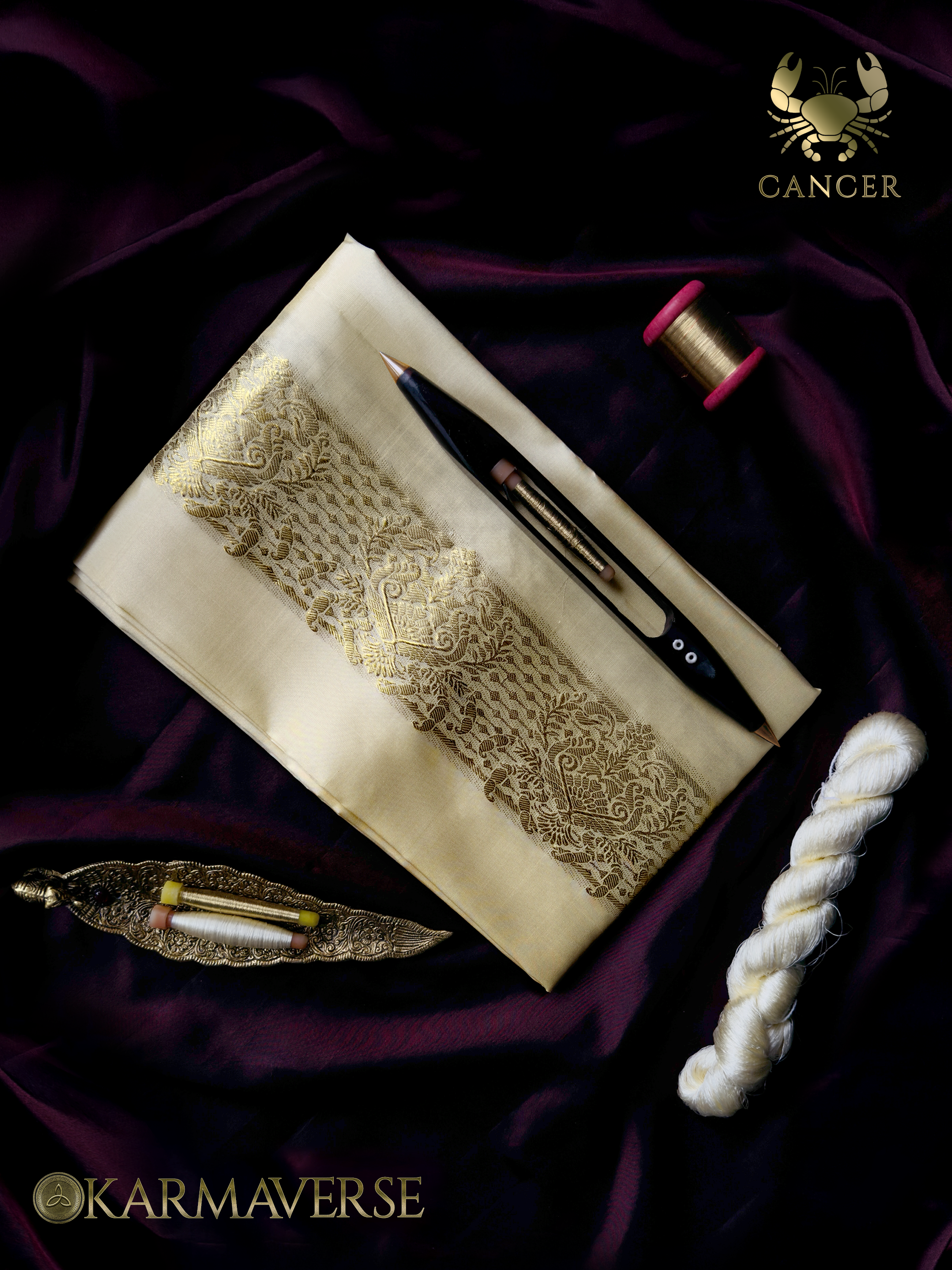 Cancer Zodiac Handloom Pure Mulberry Silk Dhoti white mundu vesti Temple Indian wedding dhoti Designer men's dhoti Wedding silk dhoti Men's ethnic Festival men Handwoven Mughal
