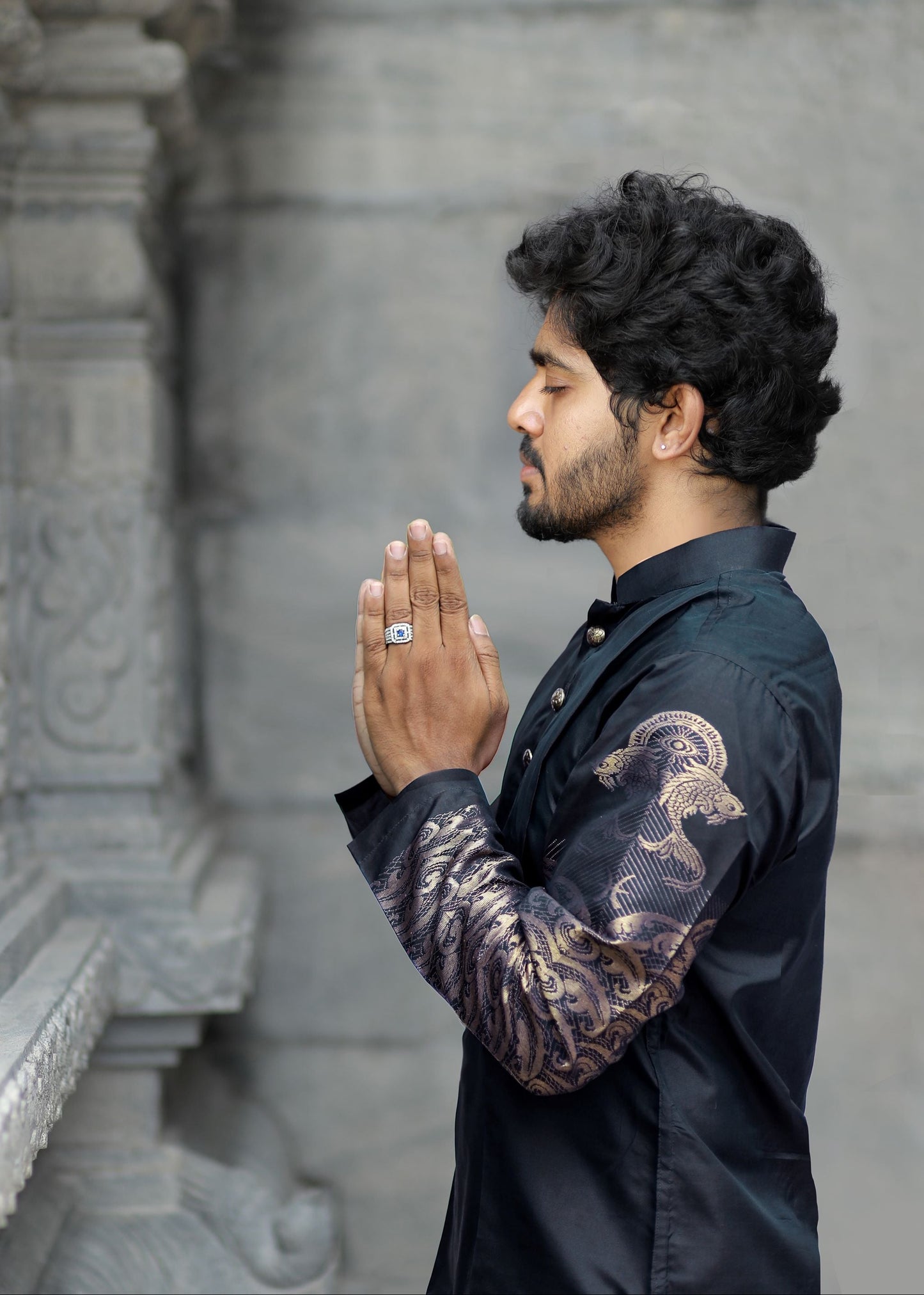 pisces zodiac pure silk kurta top