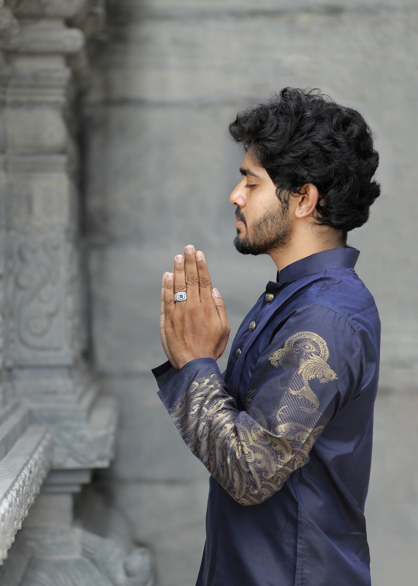 pisces zodiac pure silk kurta top