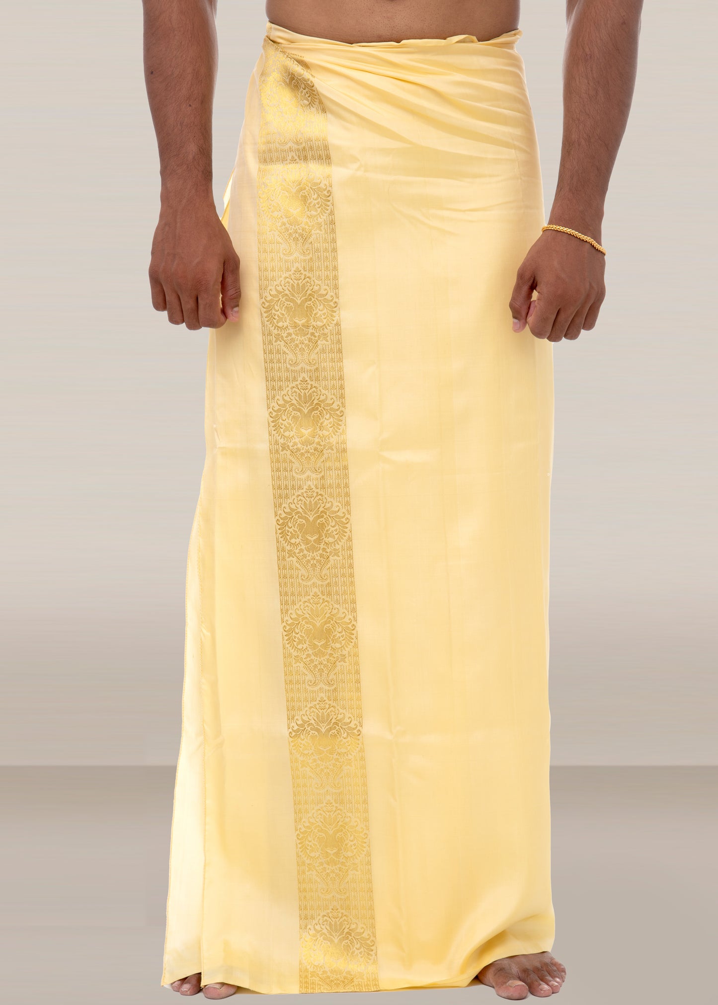 leo zodiac silk dhoti