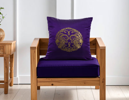 Aries Zodiac Cushion Cover- Pure Mulberry Silk