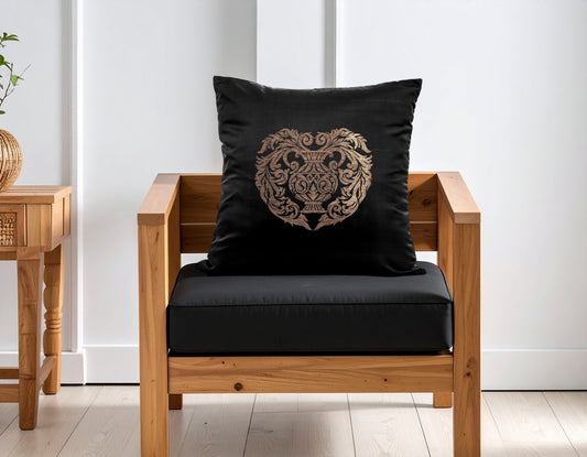 Aquarius Zodiac Cushion Cover- Pure Mulberry Silk