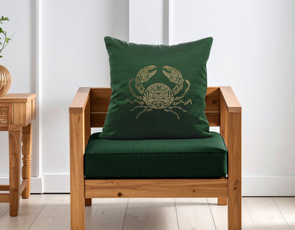 Cancer Zodiac Cushion Cover- Pure Mulberry Silk