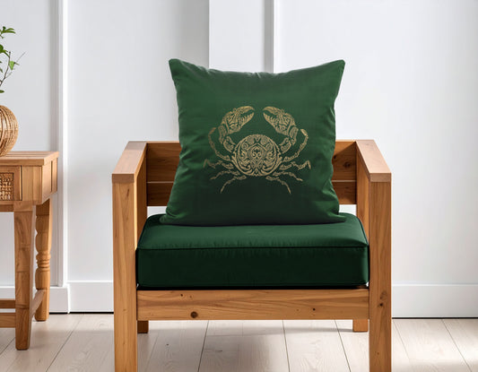 Cancer Zodiac Cushion Cover- Pure Mulberry Silk