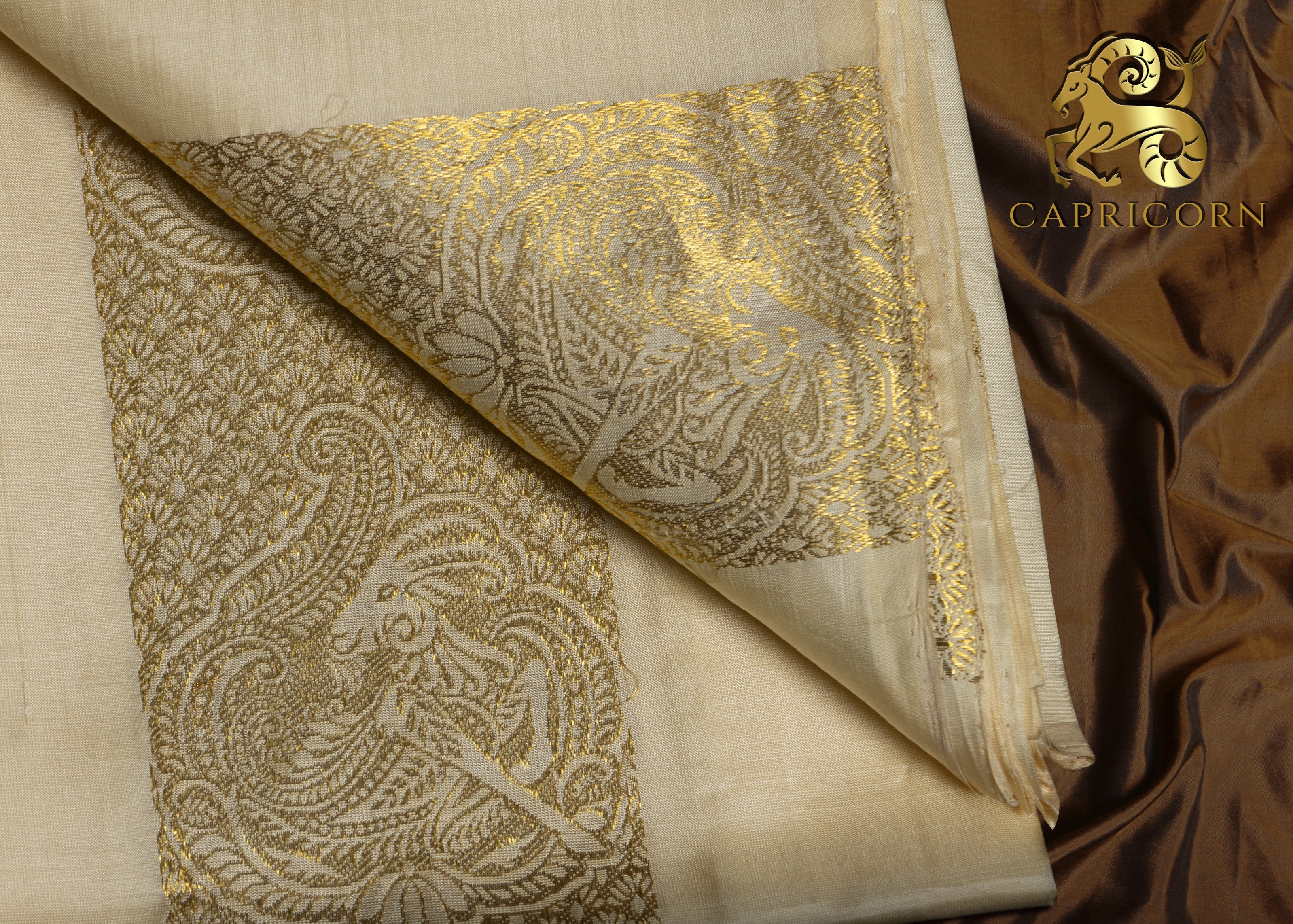 Capricorn Zodiac Handloom Pure Mulberry Silk Dhoti white mundu vesti Temple Indian wedding dhoti Designer men's dhoti Wedding silk dhoti Men's ethnic Festival men Handwoven