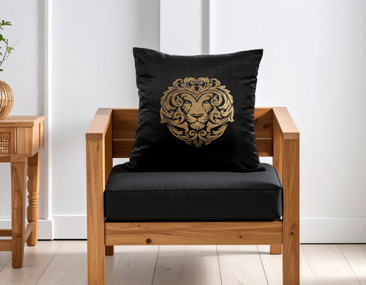 Leo Zodiac Cushion Cover- Pure Mulberry Silk