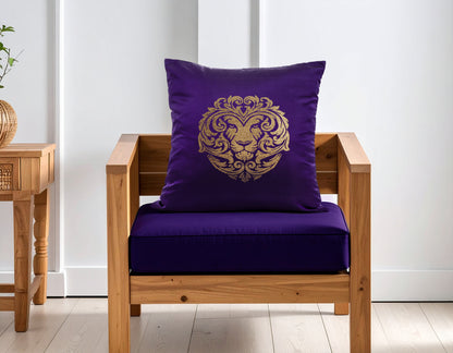 Leo Zodiac Cushion Cover- Pure Mulberry Silk