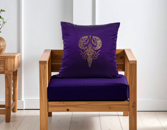 Scorpio Zodiac Cushion Cover- Pure Mulberry Silk