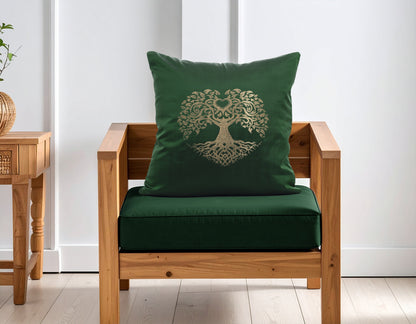 Tree of Life Cushion Cover- Pure Mulberry Silk